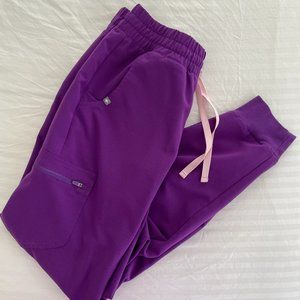 Figs Zamora High Waisted Pants - Magic Purple